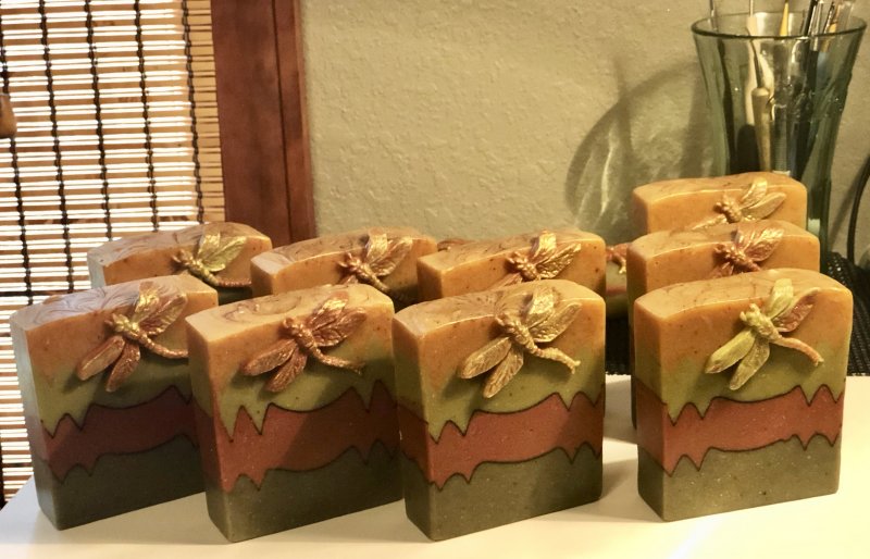 All Natural Turmeric, Sea Clay, French Green Clay and Rose Clay Soap :)